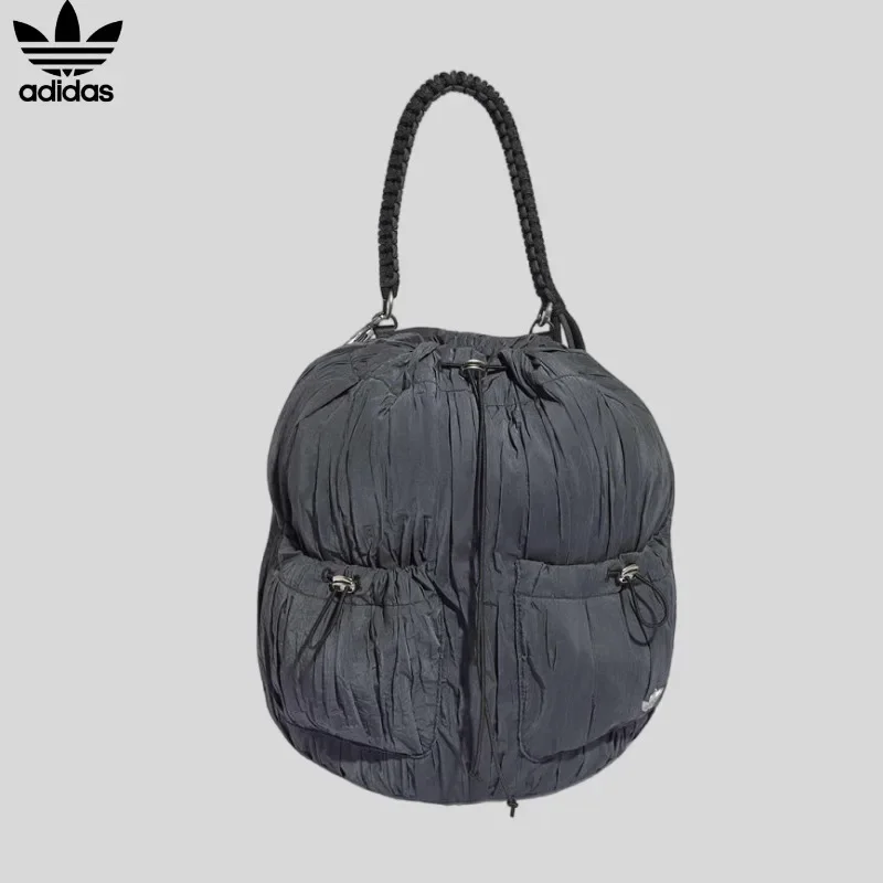Adidas Women's 2026 Autumn Winter Backpack, Trendy Sports Large Capacity Daily Storage School Book Bag KX0554