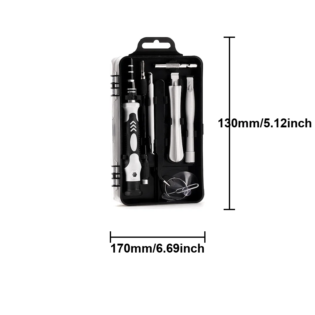 115 in 1 Precision Screwdriver Set, CR-V Magnetic Bit Repair Tool Kit for Phone Laptop Watch Computer Electronics Disassembly