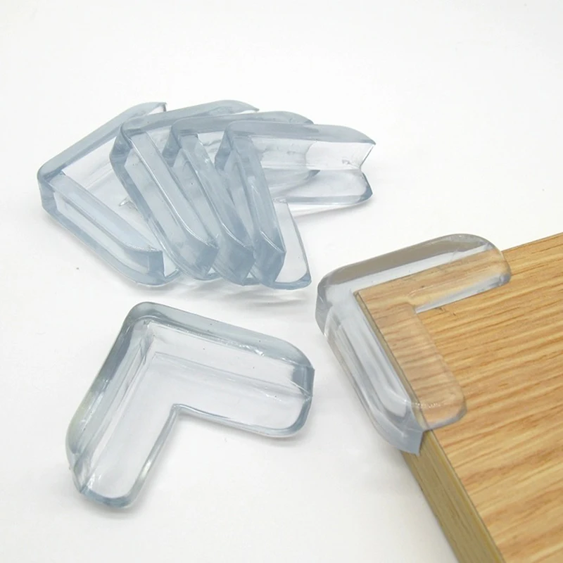 1-10 pçs mesa canto borda capa de proteção para o bebê crianças segurança transparente protetor de mesa guarda almofada silicone anti colisão