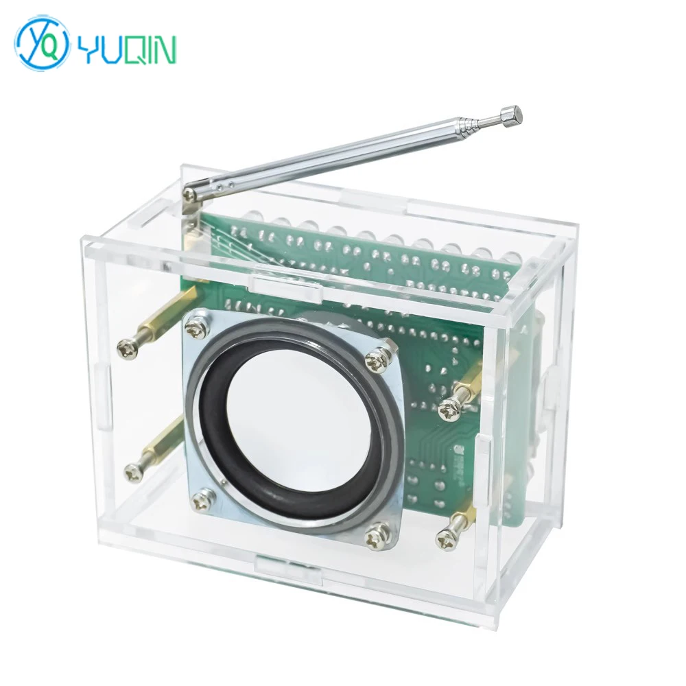 Digital FM Radio Assembly Kit RDA5807  87-108MHZ LCD Display Welding Exercise DIY