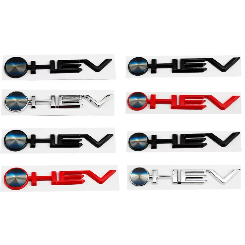 

Metal Car HEV Logo Decals Sticker For Toyota Camry Corolla Avalon Highlander Highlander Car Trunk Fender Emblem Badge Stickers
