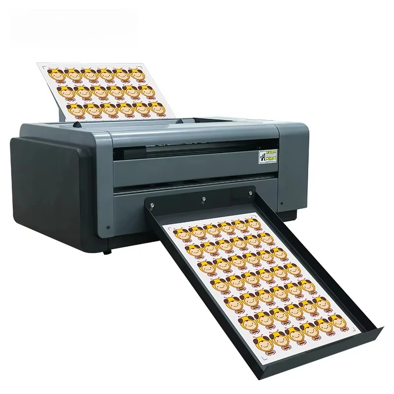 A3Max New Digital CCD Camera Auto Continuous Positioning Edge Feeding Sheet Label Die Cut Servo Motor Sticker Cutting Machine