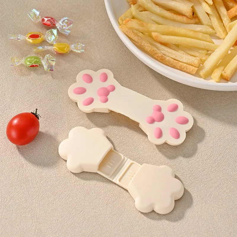 Silicone Cat Claw Food Clips Creative Cute Food Tongs Snack Clips Anti-scald Gloves Finger Cots Kitchen Supplies