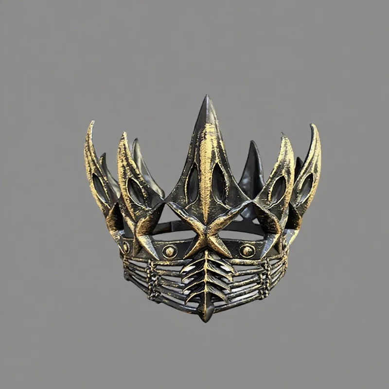 

Темная ретро-корона в виде вороны, королевская корона, реквизит для косплея, вечеринок и танцев
