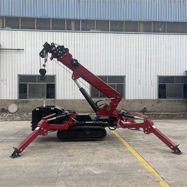 Guindaste aranha de elevação de material de construção Mini guindaste aranha pequeno de 3 toneladas