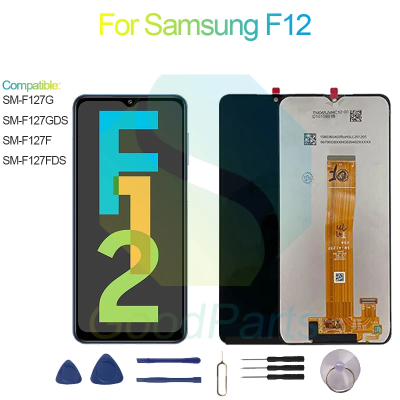 

ЖК-дисплей для Samsung F12, экран 6,5 дюйма, SM-F127G/DS/F/DS F12, сменный сенсорный дигитайзер в сборе