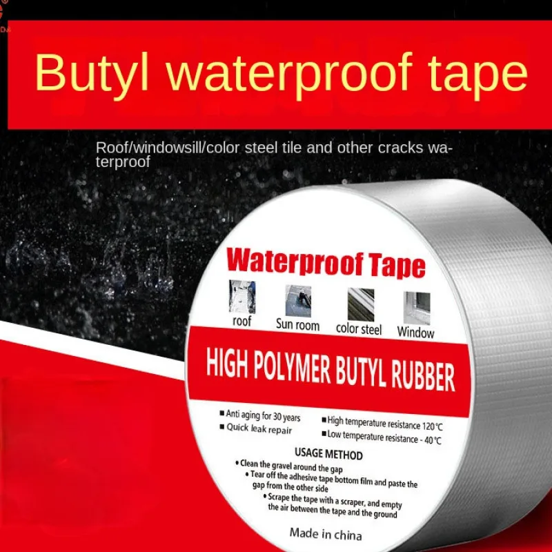 Super waterproof butyl tape Durable Butyl Roofing Tape for Waterproofing and Sealing