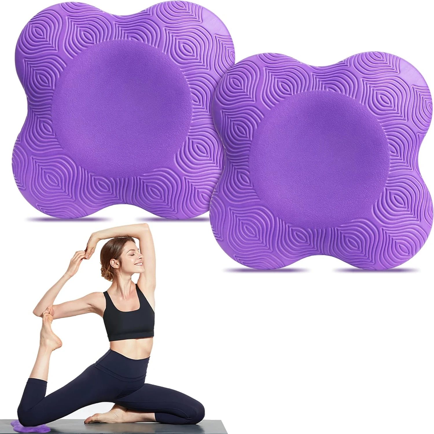 

Yoga Knee Pads Set Premium, Comfortable, and High-Quality - Enhance Your Practice with Essential Props for Optimal Comfort and