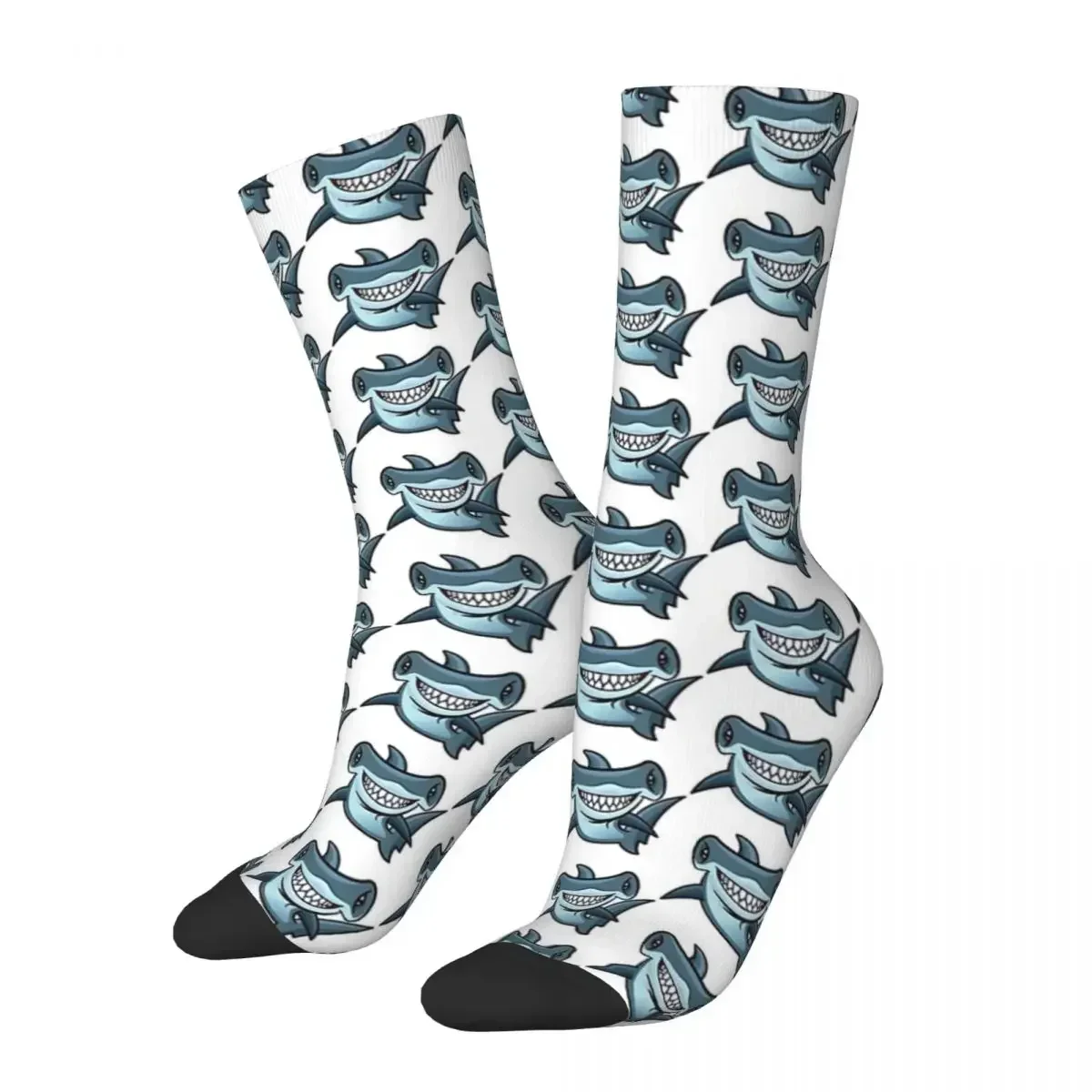 Hammerhead Shark Socks Harajuku High Quality Stockings All Season Long Socks Accessories for Unisex Birthday Present