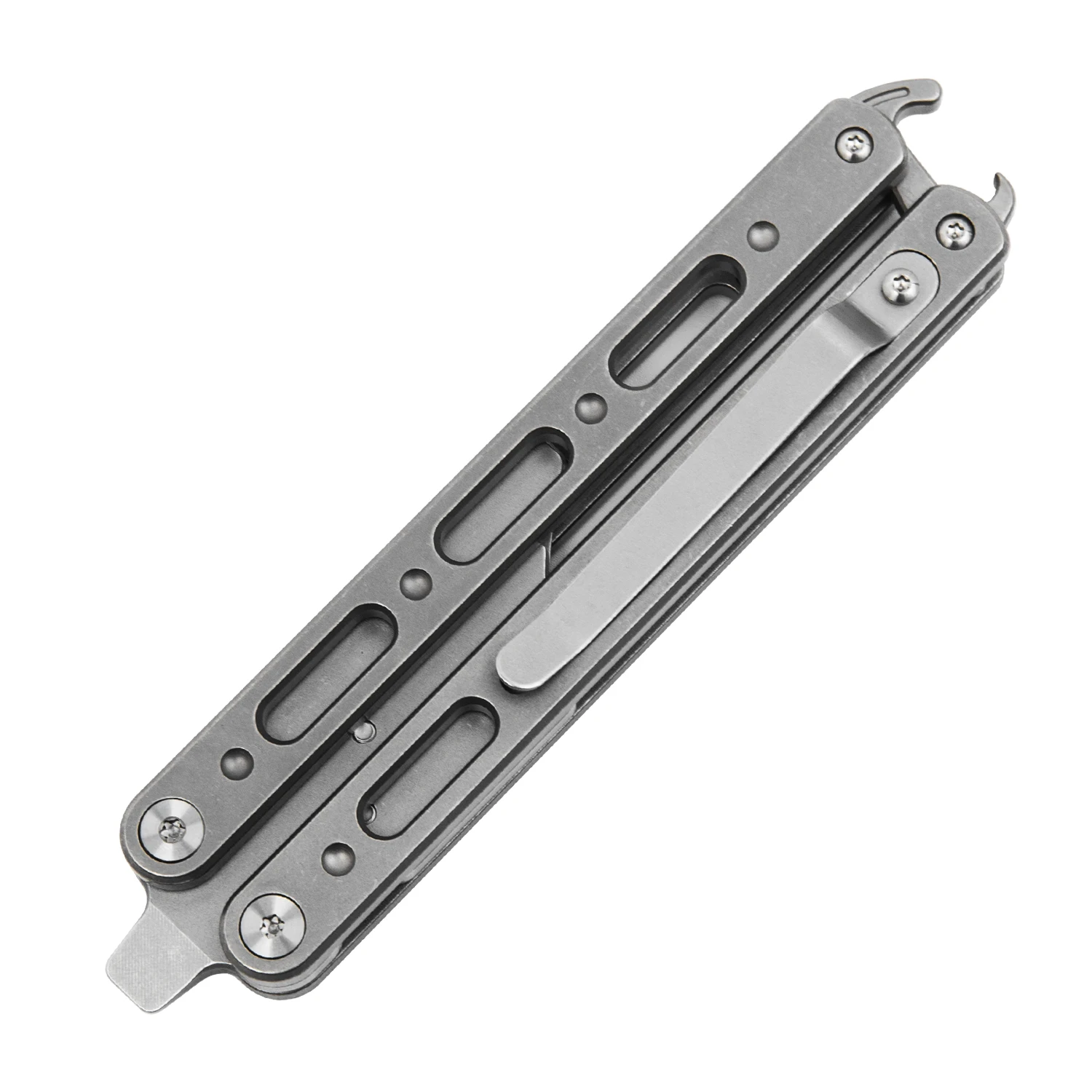 Imagem -06 - Portátil Titanium Alloy Folding Handle Ferramenta Multifuncional Outdoor Edc Utility Pocket