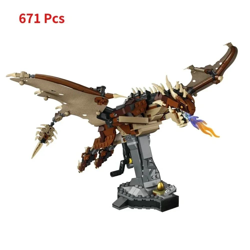 MINISO Dangerous Flying Dragon 76406 Peripheral Extensions Suitable for Christmas Gifts Compatible with Legoed Particles,671pcs