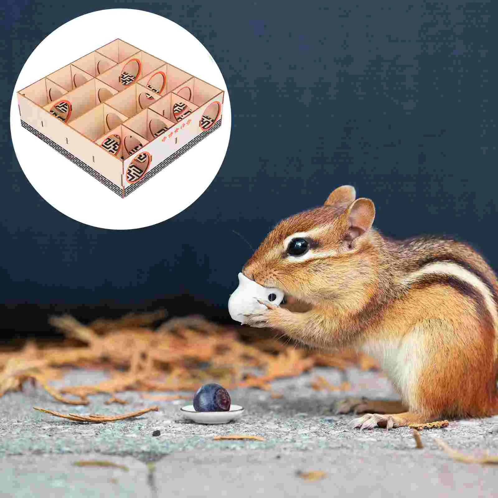 

Hamster Toy Entertainment Mice Maze Guinea Pig Pet Training for Wooden Activity Toys