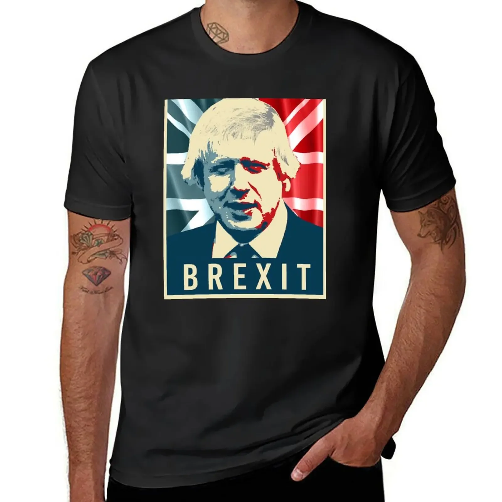 Boris Johnson Brexit T-Shirt vintage t shirts Aesthetic clothing korean fashion summer tops Men's t shirts