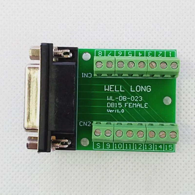 DB9 Female Breakout Board, D'SUB Header Breakout Board, Terminal Block DSUB Module.