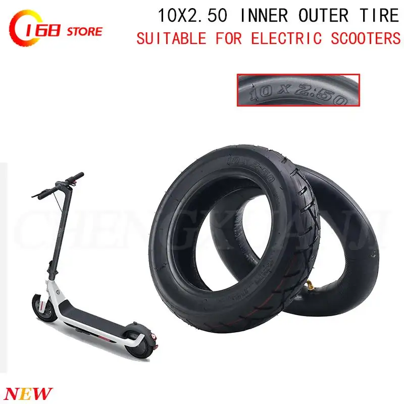 Electric Scooter 10×2.5 Pneumatic Tire Inner Tube Inflatable Tyre FOR ZERO 10X Dualtron Speedway INOKIM Quick 2 3 4 Tires