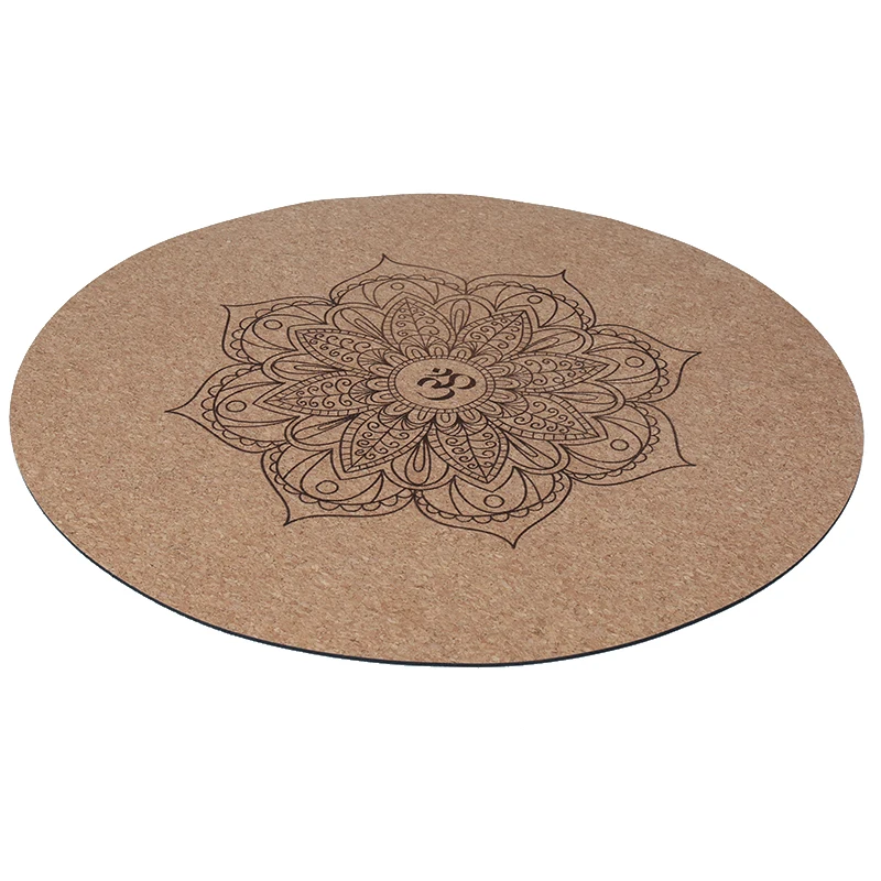 

Wholesale Customized Round Yoga Meditation cork Mat