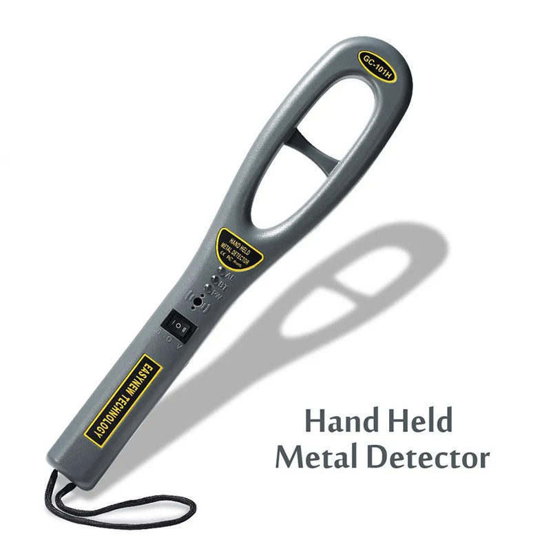 Professional Handheld Metal Detector GC-101H Security Check Bounty Instrument Scanner Finder for Nail Woodworking without Batter