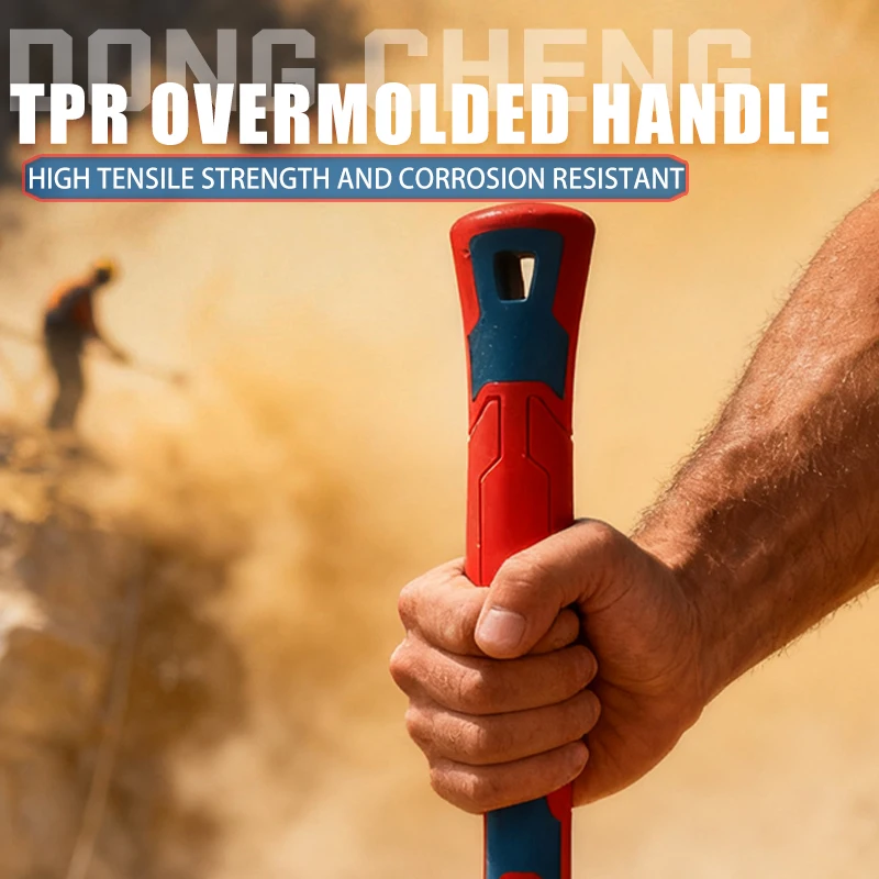 Masonry Hammer Dual-Color Overmold Grip Octagonal Hammer, Hammer Tool, Wall Smashing Sledgehammer, Two Hammer, Hand Hammer