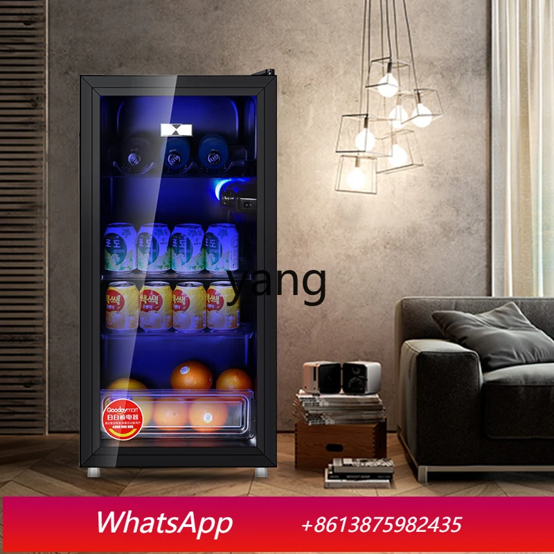 LH single door ice bar commercial household small fresh-keeping refrigerator red wine refrigerator low noise