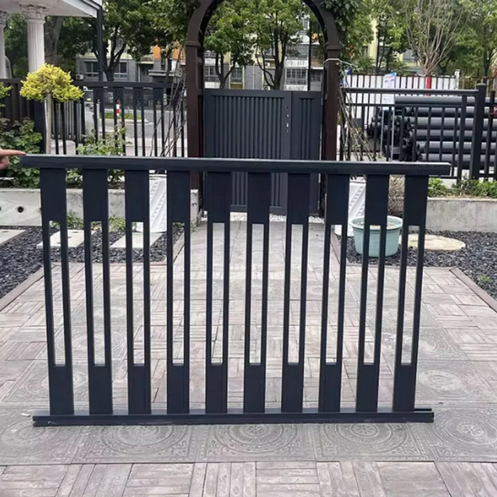 Customization Aluminum Alloy Outdoor Balcony Fencing Art Balustrades & Handrails for Villa Courtyard Wall Stair Railings