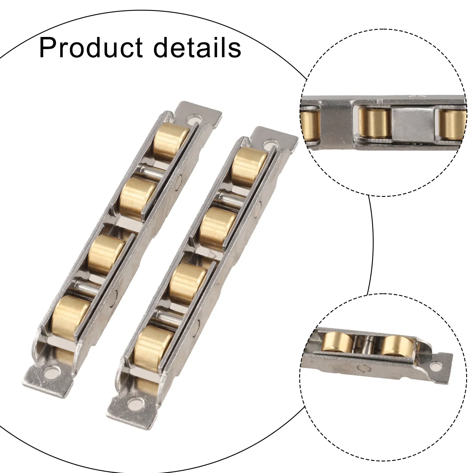 As Shown Stainless Steel Rollers Rollers Suitable For Shower Doors Window Roller Silent Bearing System Effortless Door Movement