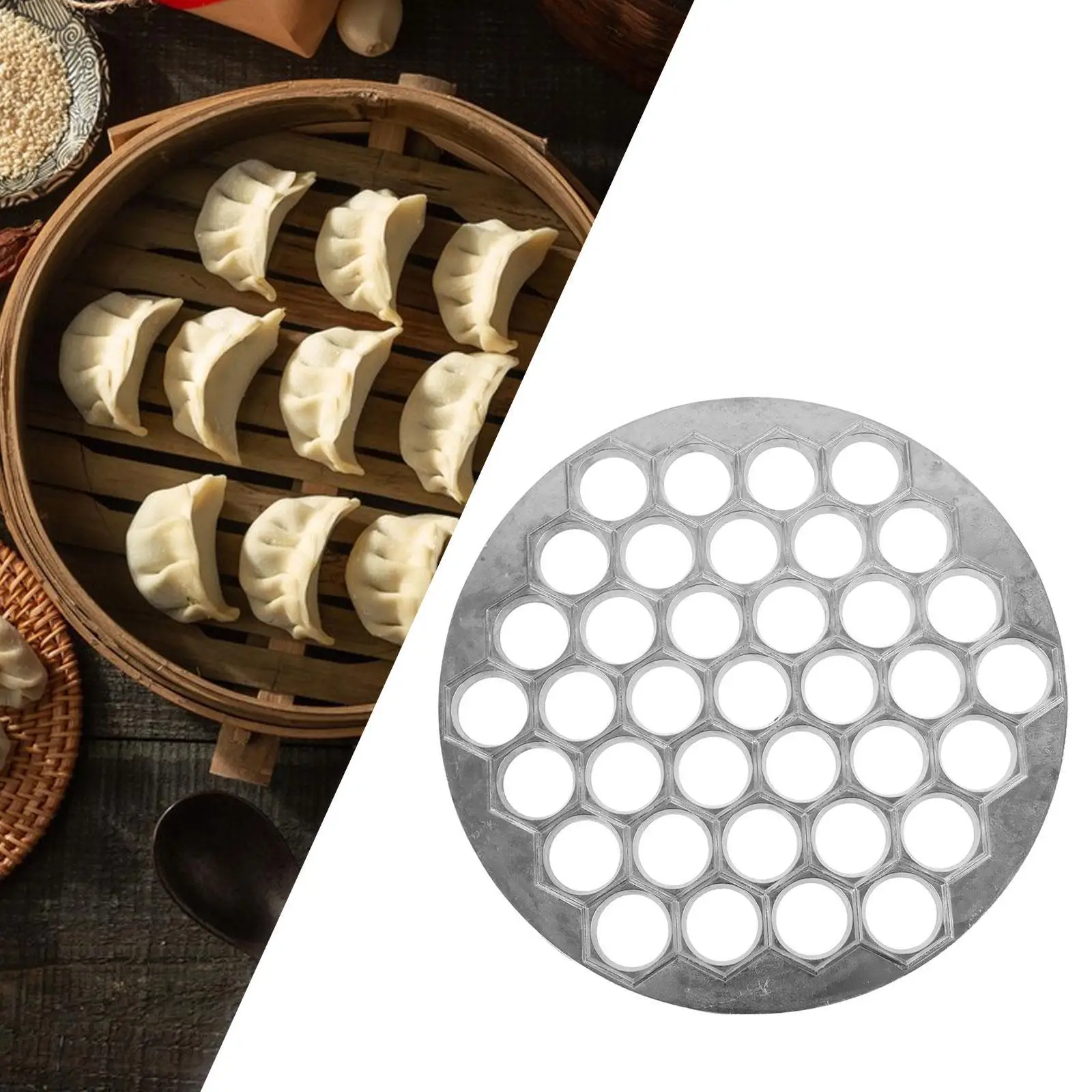 Russischer Maker aus Aluminiumlegierung, wiederverwendbar, hausgemacht, leicht zu reinigen, für Zuhause, Restaurant, Küche, Gadget, Ravioli-Press-Knödelmaschine