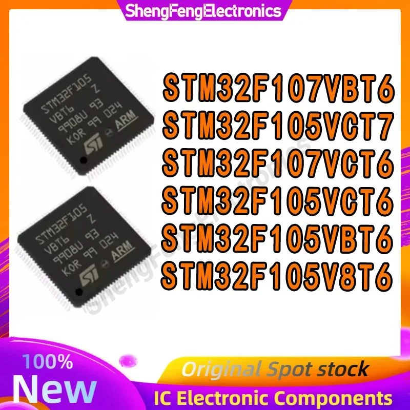 STM32F105V8T6 STM32F105VBT6 STM32F105VCT6 STM32F105VCT7 STM32F107VBT6 STM32F107VCT6 STM32F STM IC MCU Chip LQFP-100 in Stock