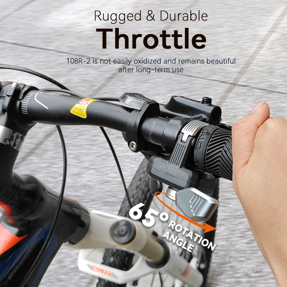 Throttle Jempol Sepeda Listrik Kiri dan Kanan Five Star Generasi 108-2 24V 36V 48V untuk Skuter Kiri dan Kanan