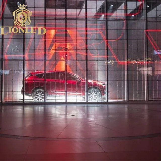 شاشة LED داخلية للمعارض P3.91-7.81 عرض كلمة نافذة مقاومة للغبار والحطام #4