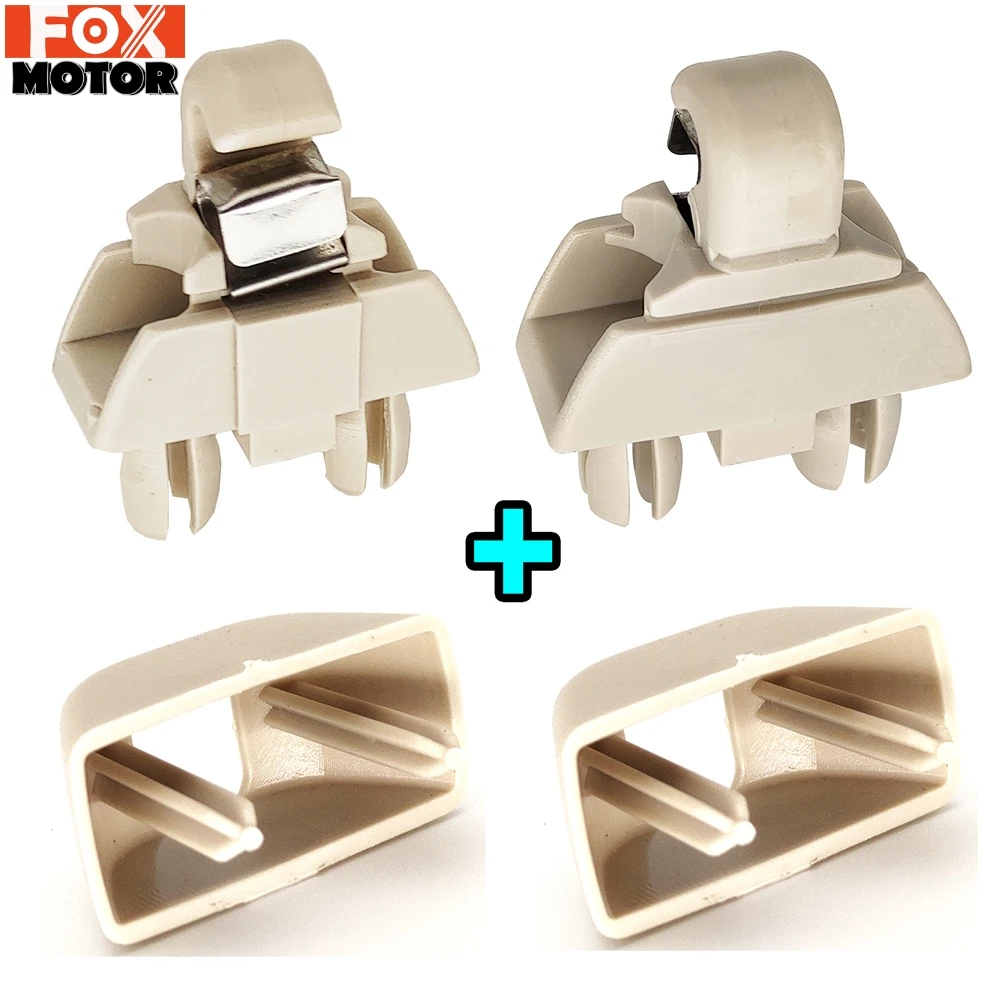 2pc Sun Visor Clips For SEAT MII LEON 5F ARONA ATECA IBIZA 6F TOLEDO Sun Visor Holder Bracket