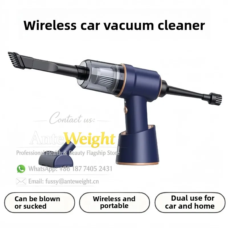 Cordless Vacuum & Blower 2-in-1, High-Power Handheld for Car & Home | Portable Mini Dust Cleaner with Strong Suction