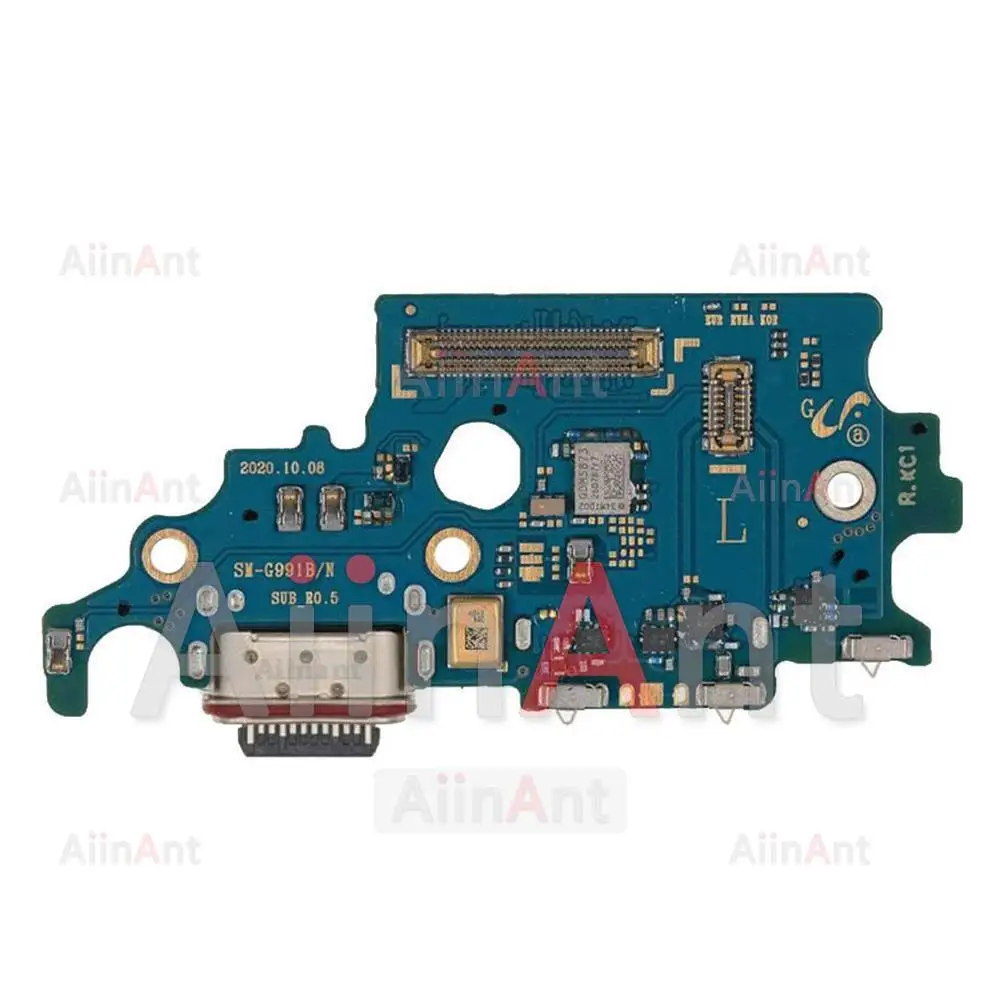 Aiinant USB Charger Board Dock Connector Charging Port Flex Cable For Samsung Galaxy S21 Ultra Plus FE G991U G996U G998U G990U