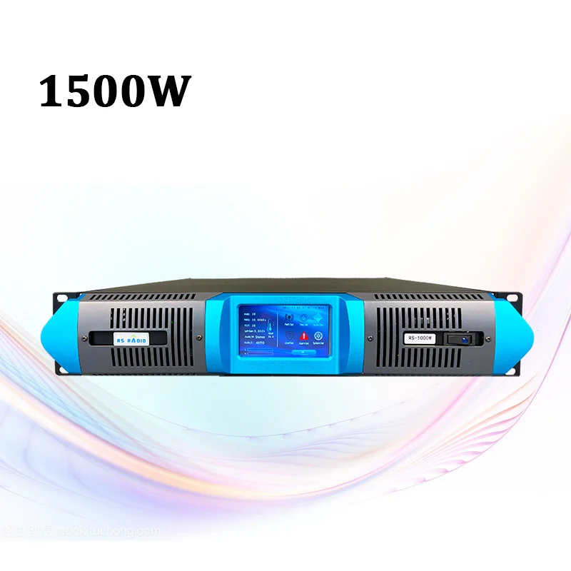 1500W FM Transmitter Touch Screen Broadcast Equipment