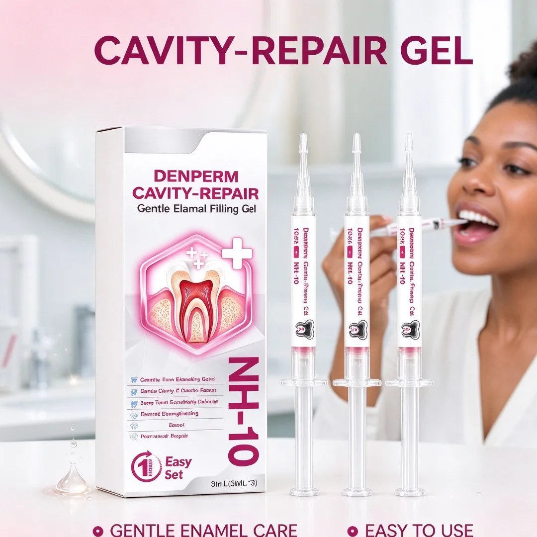 Dental Enamel Care Gel 3ml*3 Set Repair Gel Reduce Long-Term Sensitivity Daily Oral Care Teeth Surface Cavity Cracks Serum