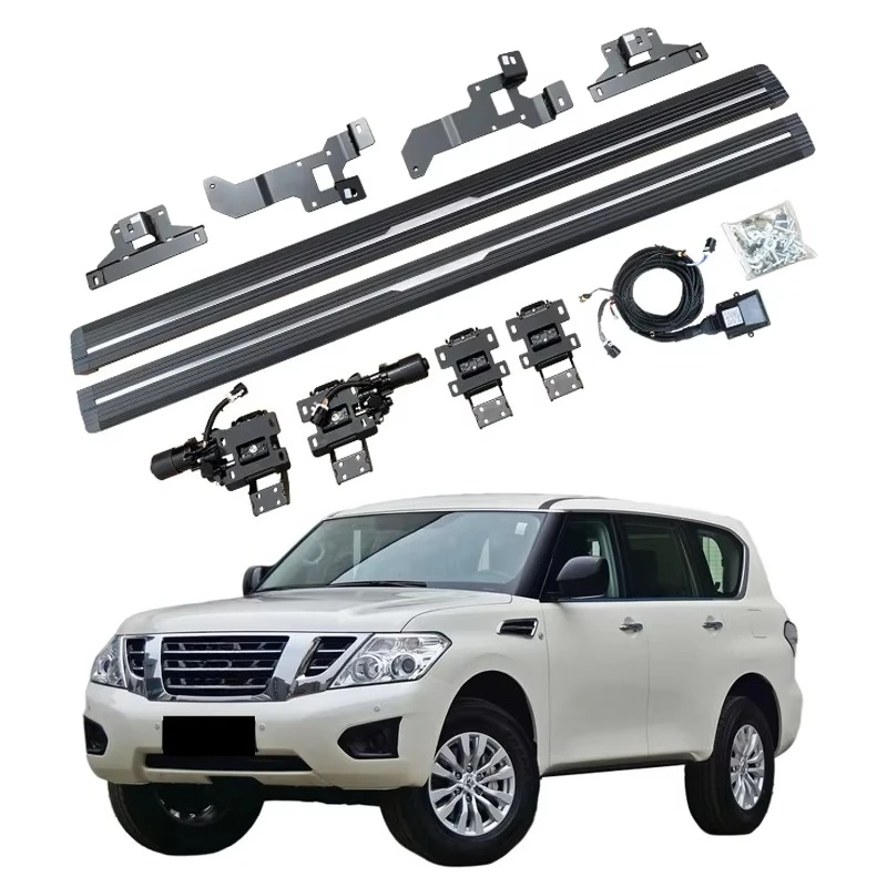

Electric Side Steps Automatic Aluminium Alloy Electric Running Board for PATROL 2015-2017 2018-2023