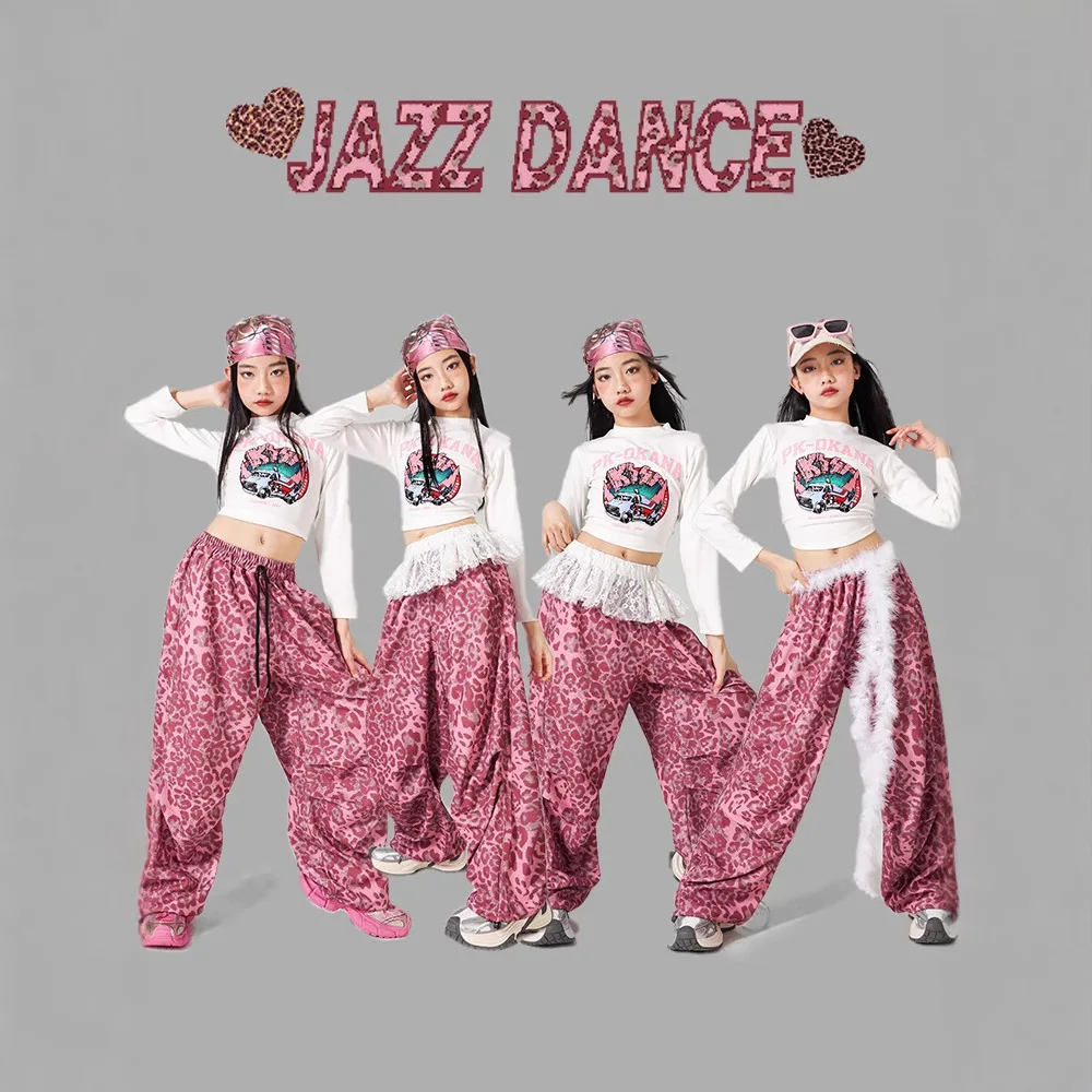 

Girls Dopamine Jazz Clothing Children's Jazz Practice Clothing Pants Girls Street Dance Clothing Children's Trendy Clothes