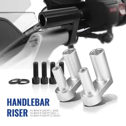 Motorcycle Accessories Handlebar Riser Drag Handle Bar Clamp Extend Adapter For BMW R1250RT R 1250 RT R1200RT R 1200 RT LC 2014-