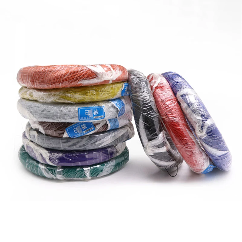 5M~ 500M UL1571 Electronic Wire 32 30 28 26 AWG Flexible Cable PVC Insulated Tin-plated Copper Environmental LED Line DIY Cord