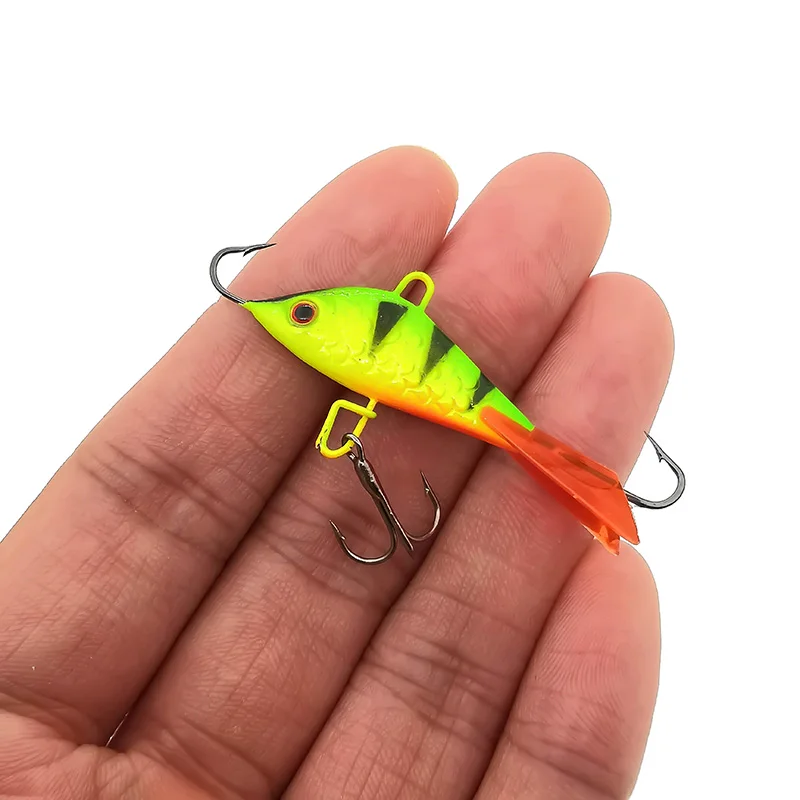 1PCS Quality Winter Ice Jig 5cm 7.5g Fishing Lure VIB Fake Lure Artificial Bait Leurre Balancer For Fishing Carp Pike Perch