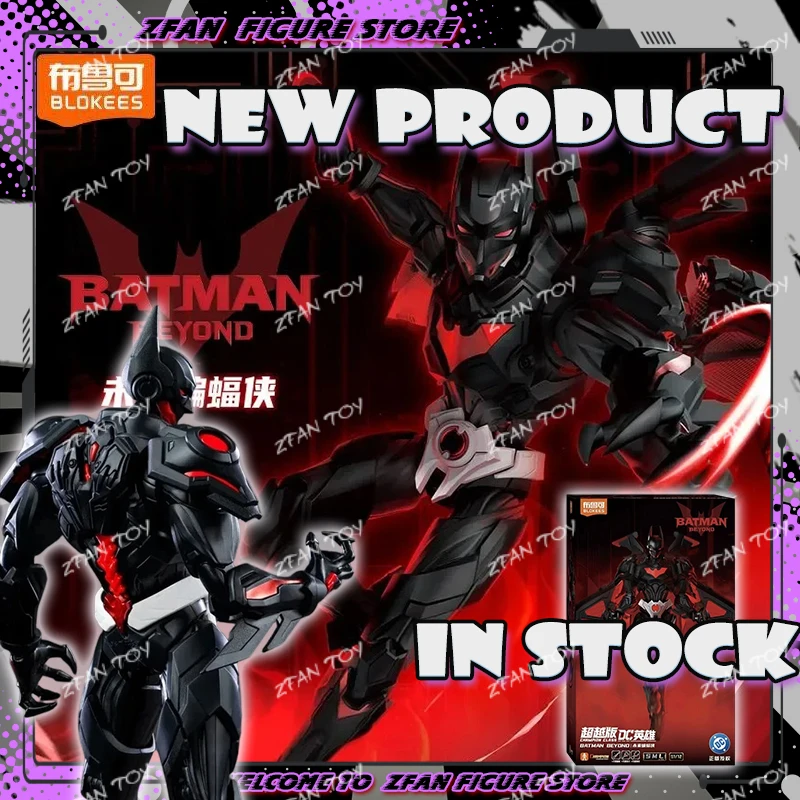 En STOCK Blokees DC Batman figuras de acción Batman Beyond Anime figuras modelo Kit de construcción montaje juguetes de modelos coleccionables regalos