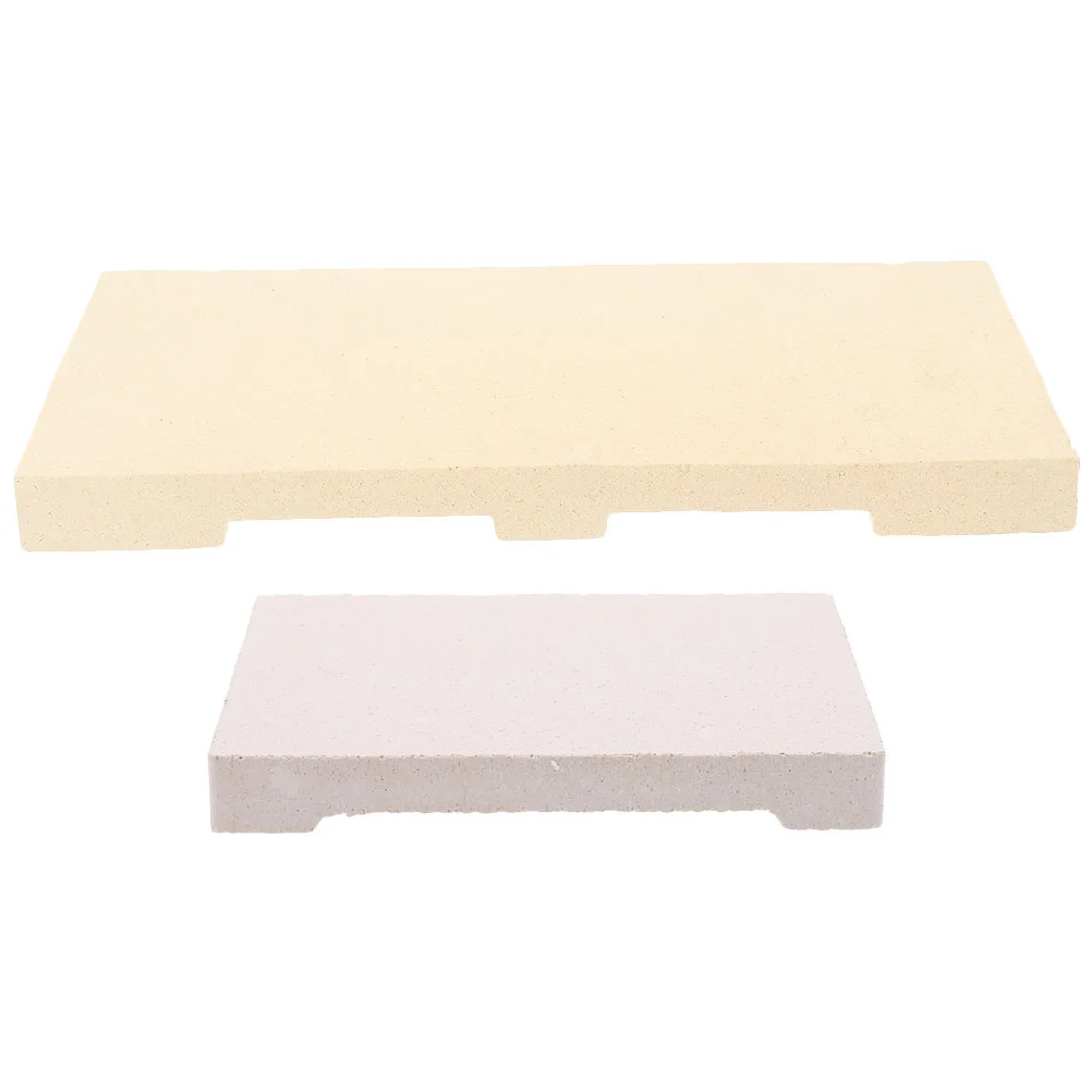 

2 Pcs Soldering Brick Tool Welding Bricks Hit Gold Panel for Jewelry Blocks Quartz Melting