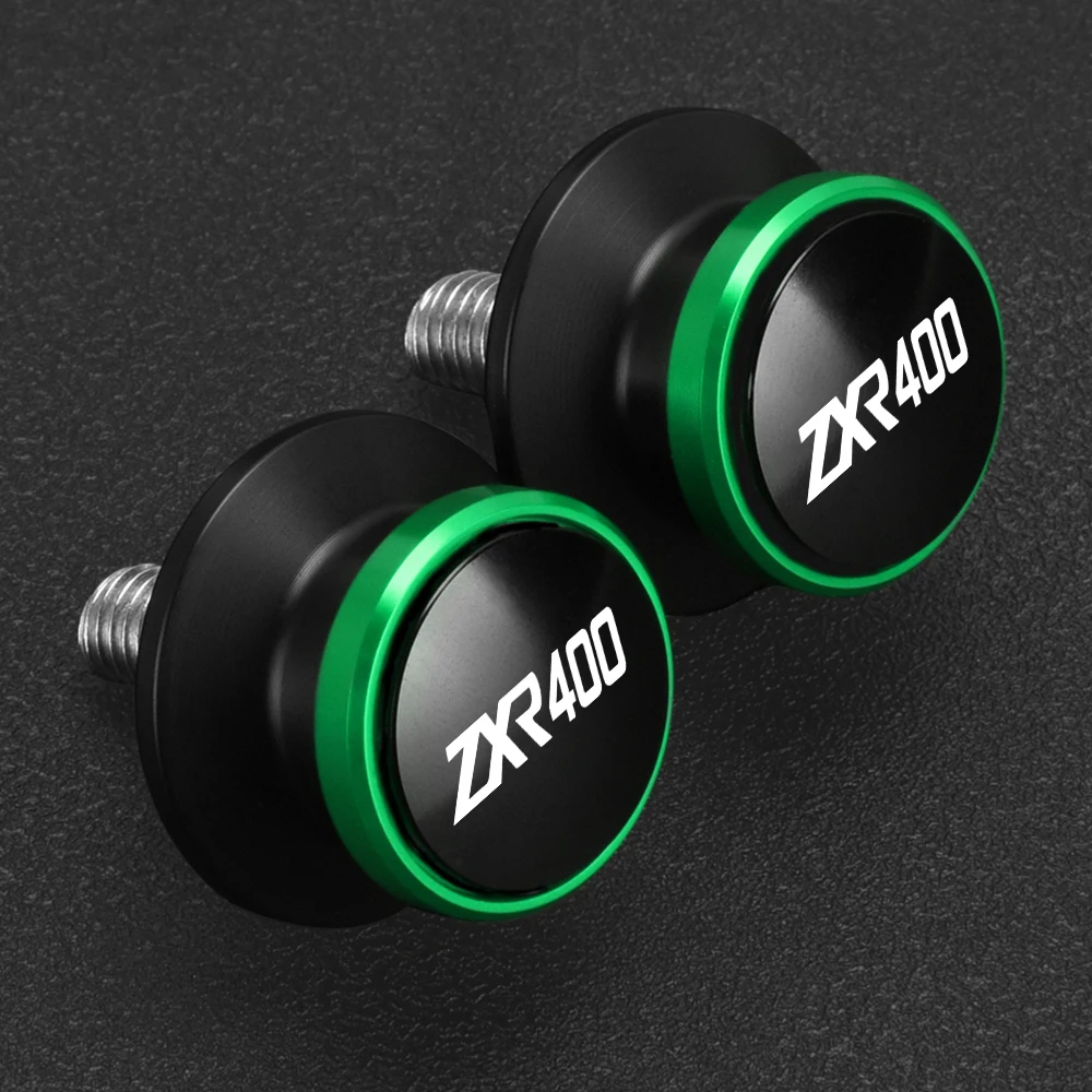 Motorcycles For KAWASAKI ZXR400 ZXR 400 allyeaRs 8MM CNC Swingarm Spools Rear Stand Screws Sliders ZXR400 Allyears Accessories