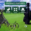 CaddyTek Explorer V8 – SuperLite 4-Rad-Golf-Schubwagen, Explorer Version 8 3