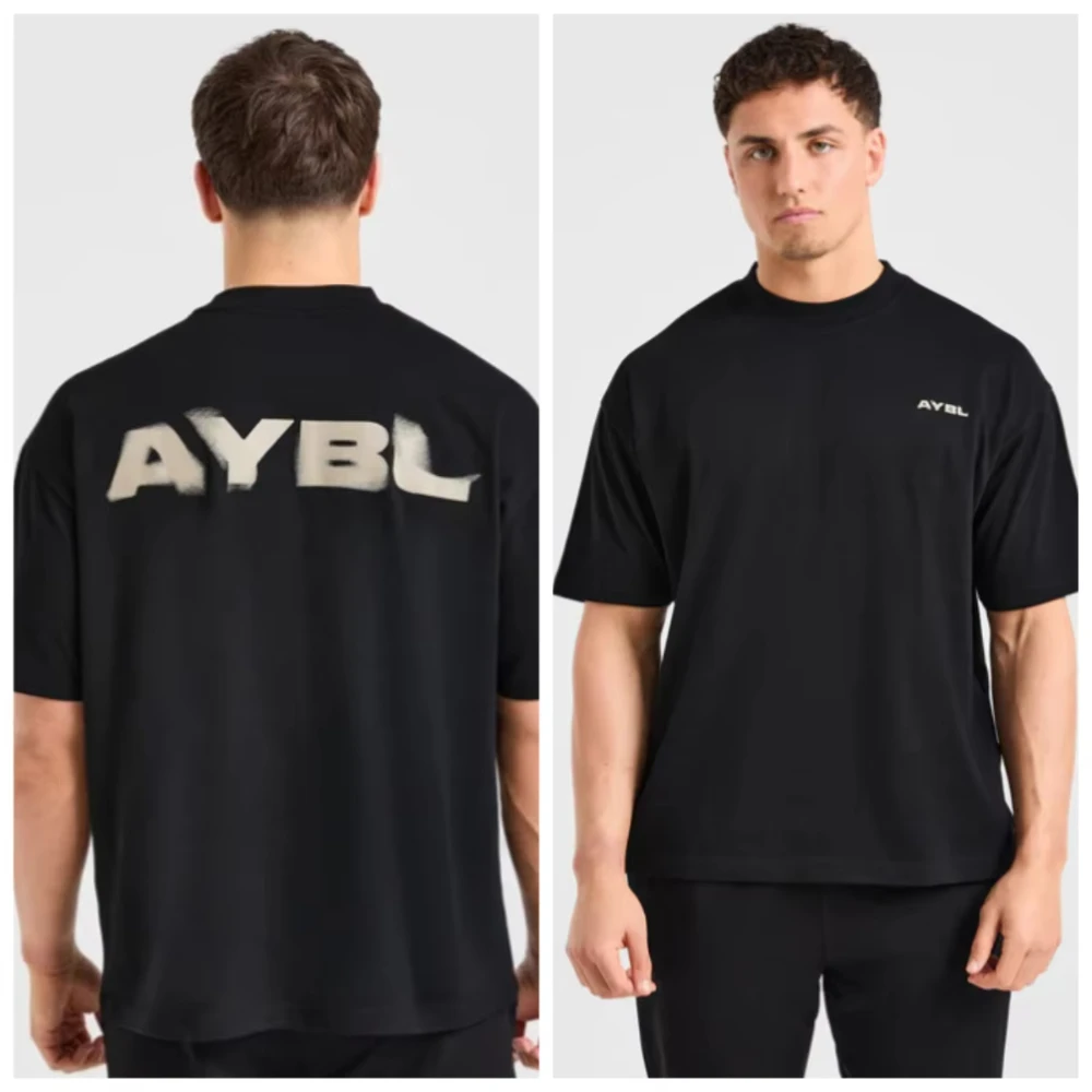 

2025 Fashion Summer AYBL New High-quality Letter Printing Men's and Women's Same Top T-shirt Casual Sports Fitness Short Sleeves