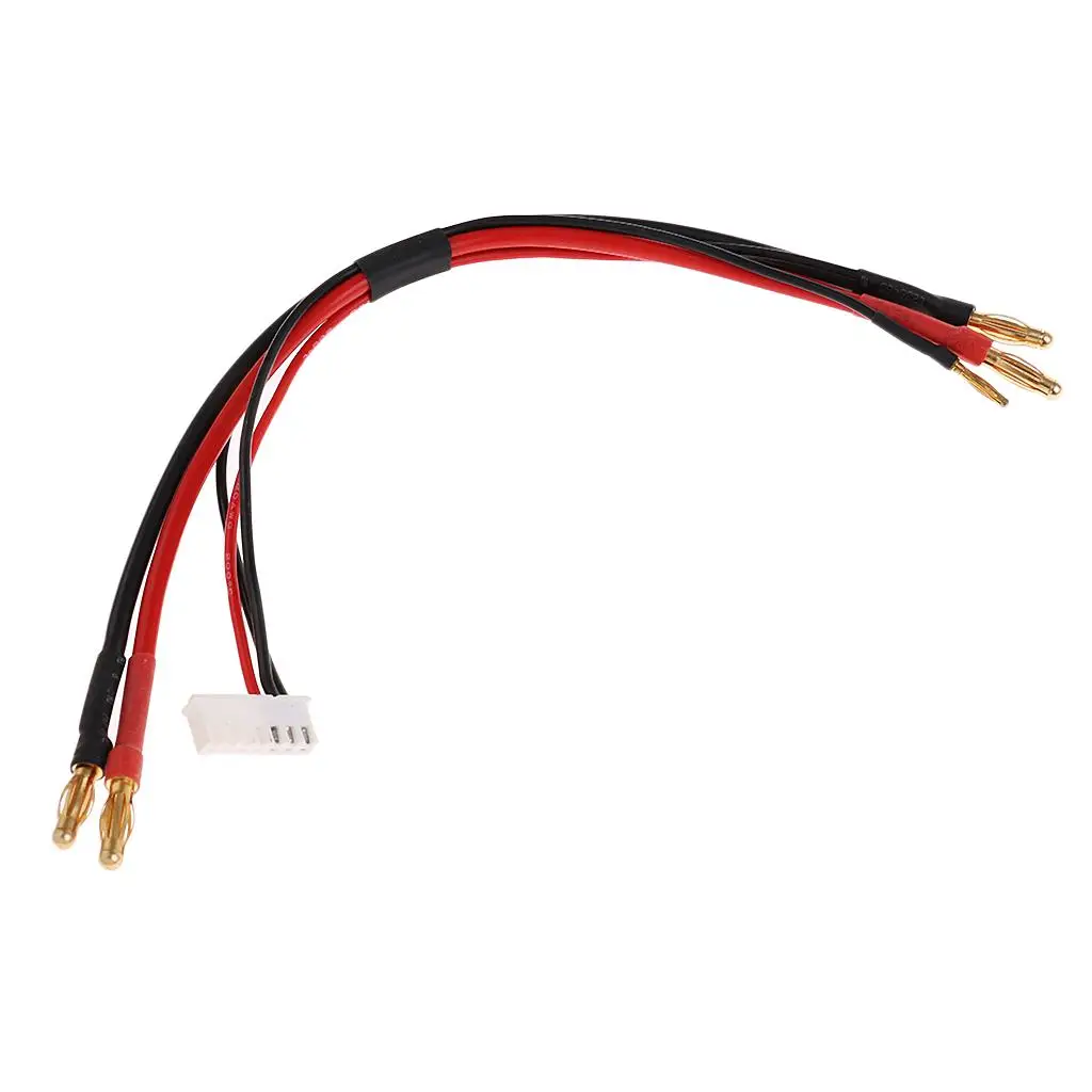 4Mm Stekker Oplaadkabel Lipo Batterij Adapter 14awg 22awg