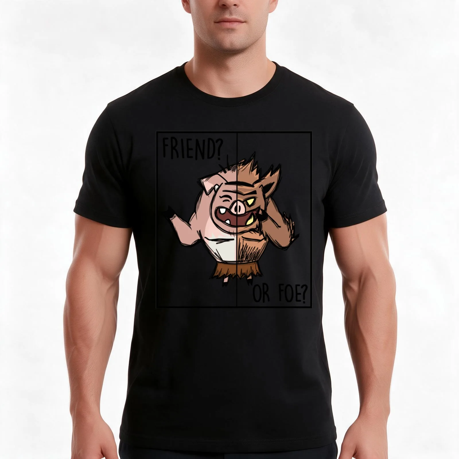 Dont Starve Together - Pigmen T-Shirt Summer Casual Cotton Tee Oversized Streetwear Tops Vintage Graphic Print 100% Cotton