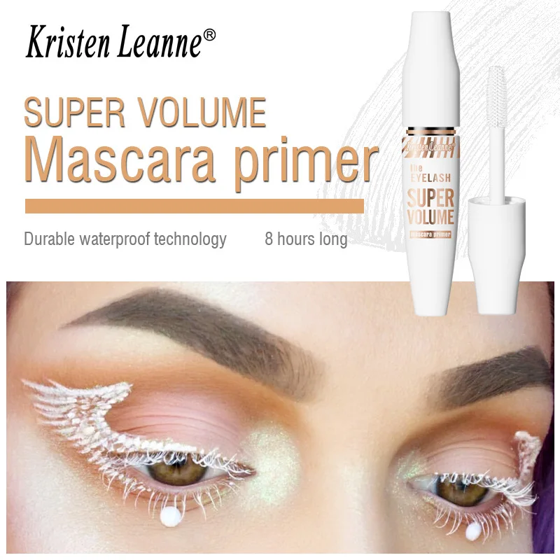 White Base Dense Curly Finalize Does Not Smudge Water Proof Mascara Makeup Cosmetic