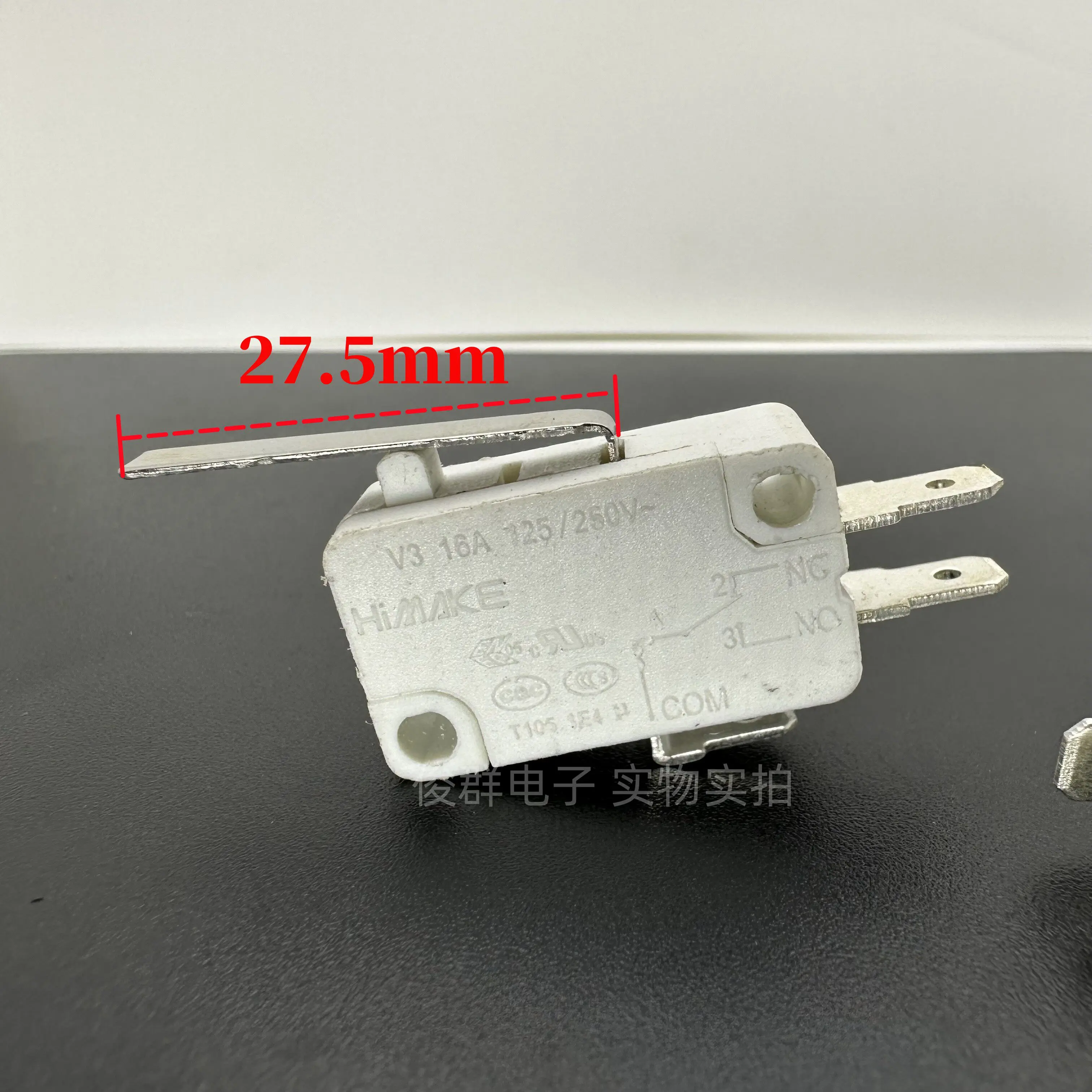 5PCS/original V316 micro switch high current 3-pin 16A stroke limit with handle
