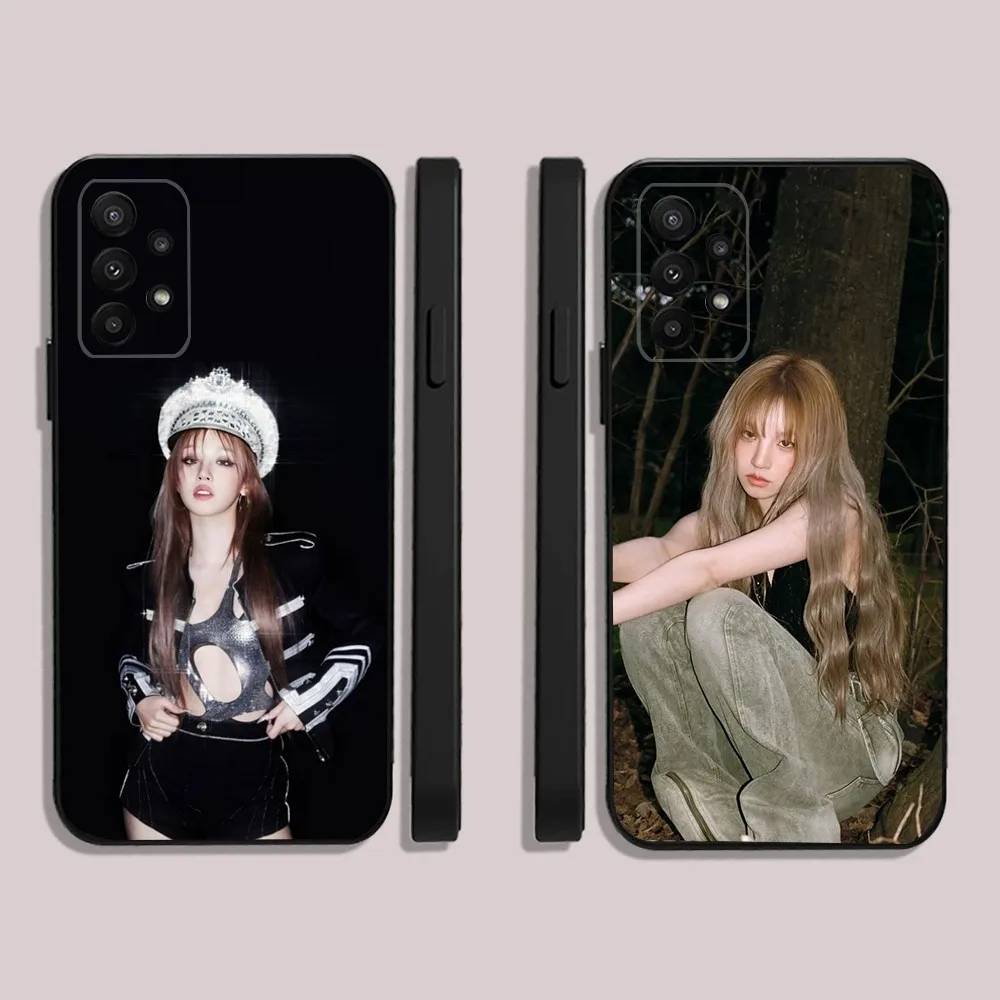 Kpop G-Idle Yuqi  Phone Case For Samsung S24,23,22,30,21,10,9,Ultra,Plus,Lite,FE,5G Black Soft Case