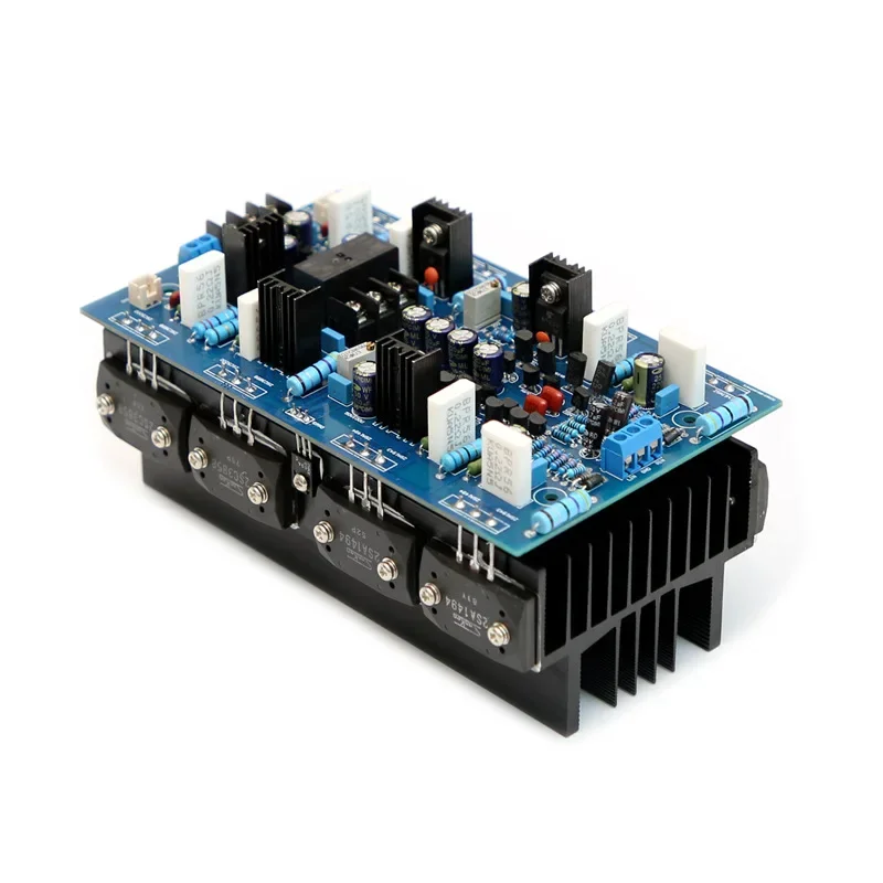 AB18 high power dual channel amplifier board (2SA1943/2SC5200) with radiator